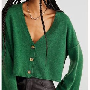Free People // Heartbeat Cashmere Cropped Cardigan